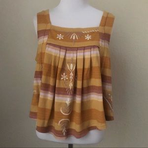 Free People Top Peekaboo Back Top S Small